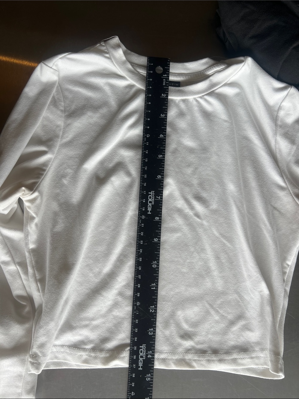 2 pack SHEIN Black and white Long-Sleeve Crewneck Crop Top - Picture 5 of 5